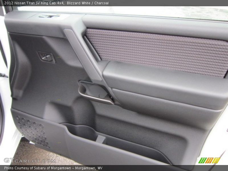 Blizzard White / Charcoal 2012 Nissan Titan SV King Cab 4x4