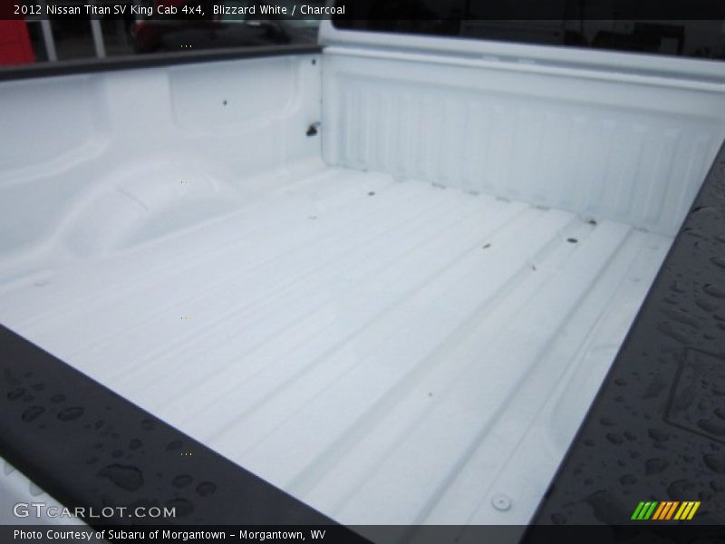 Blizzard White / Charcoal 2012 Nissan Titan SV King Cab 4x4