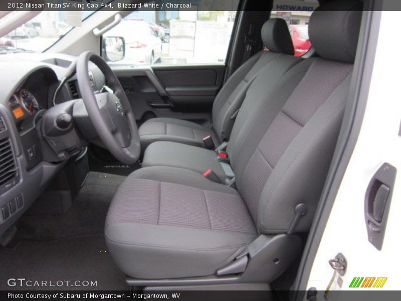  2012 Titan SV King Cab 4x4 Charcoal Interior