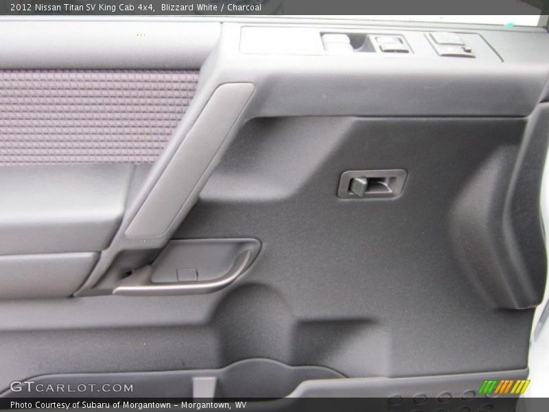 Blizzard White / Charcoal 2012 Nissan Titan SV King Cab 4x4