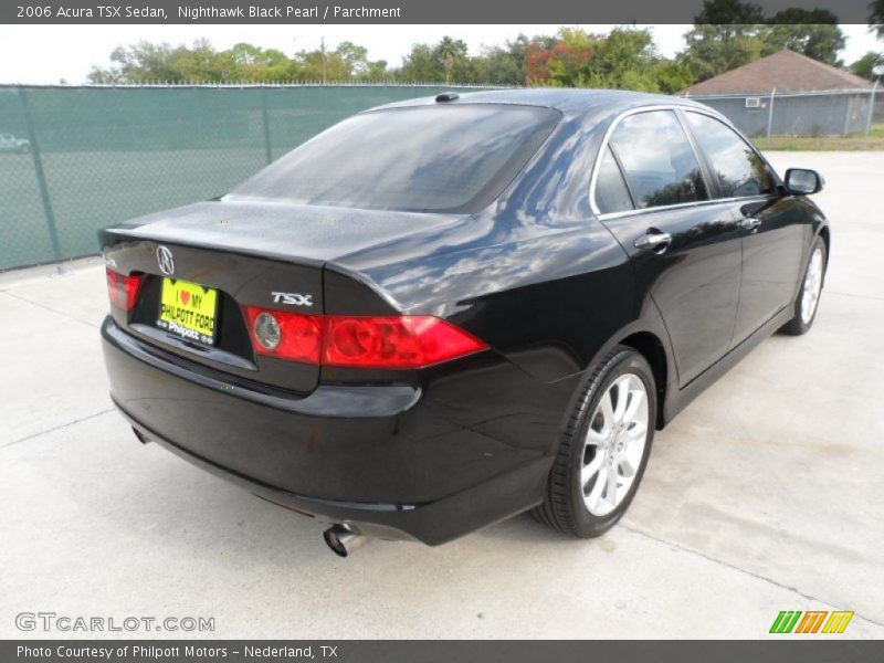 Nighthawk Black Pearl / Parchment 2006 Acura TSX Sedan