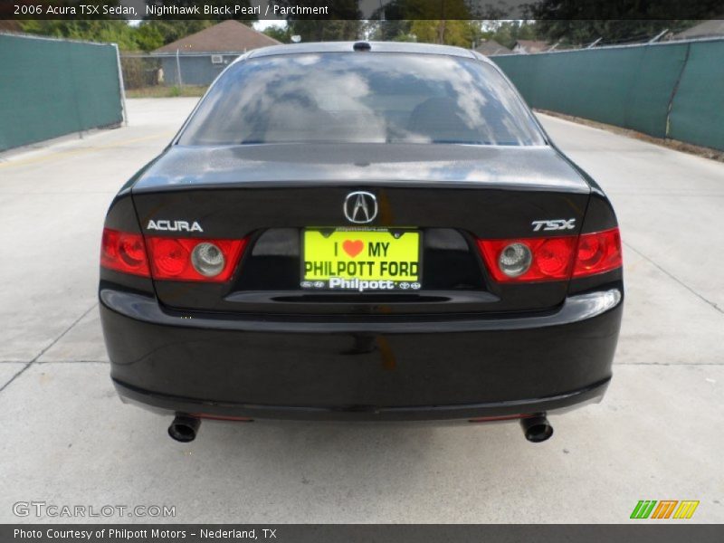 Nighthawk Black Pearl / Parchment 2006 Acura TSX Sedan