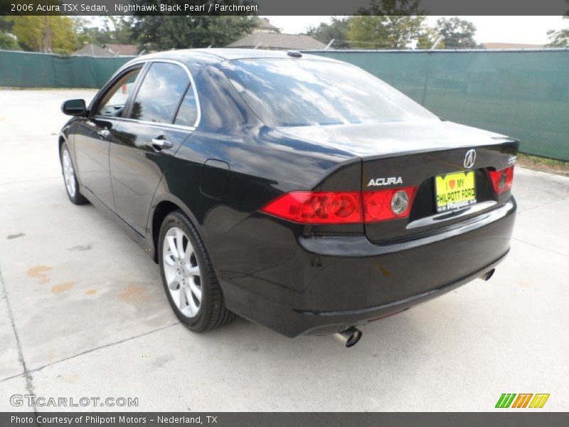 Nighthawk Black Pearl / Parchment 2006 Acura TSX Sedan