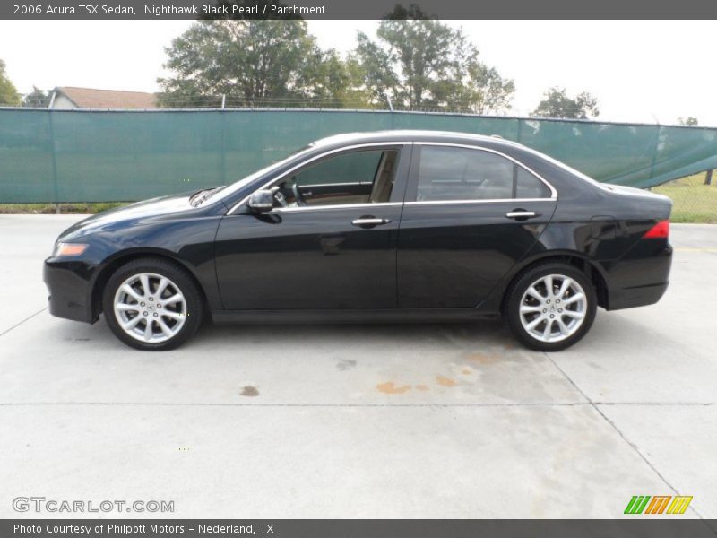 Nighthawk Black Pearl / Parchment 2006 Acura TSX Sedan