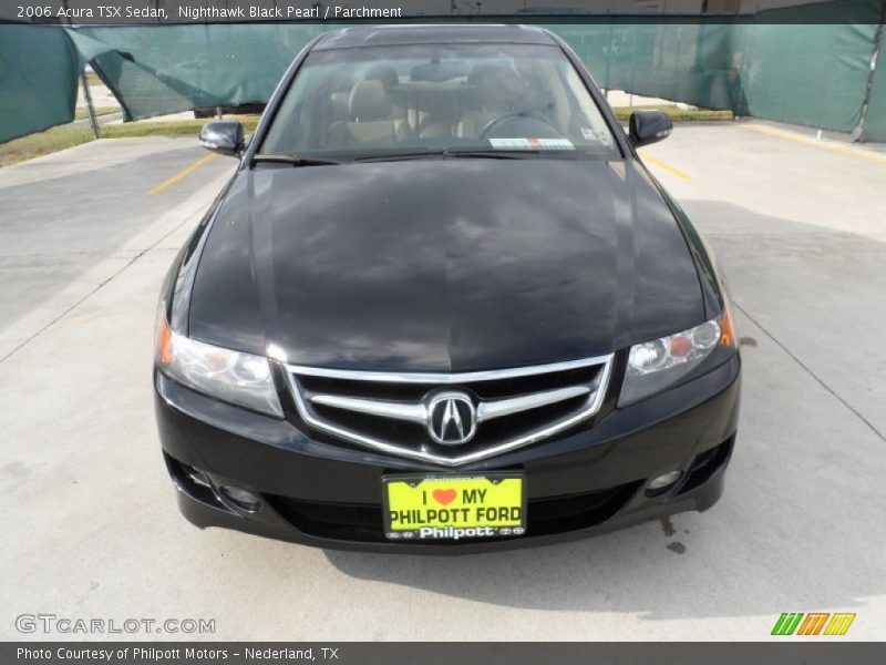 Nighthawk Black Pearl / Parchment 2006 Acura TSX Sedan