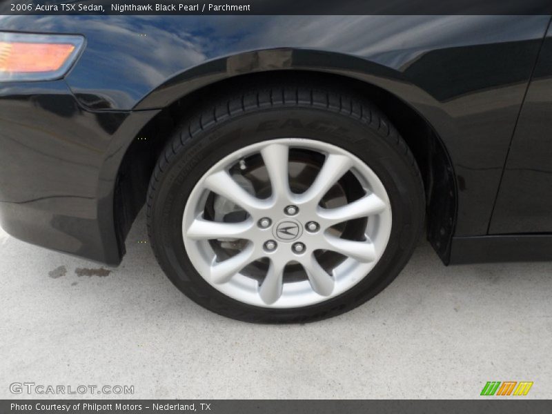 Nighthawk Black Pearl / Parchment 2006 Acura TSX Sedan