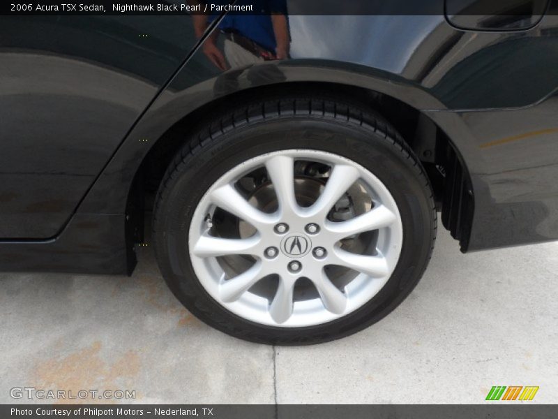Nighthawk Black Pearl / Parchment 2006 Acura TSX Sedan