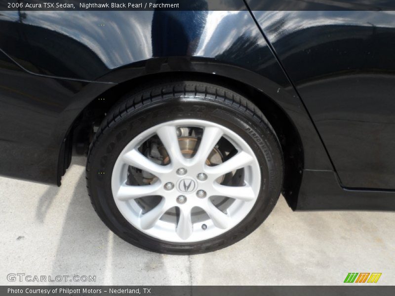 Nighthawk Black Pearl / Parchment 2006 Acura TSX Sedan