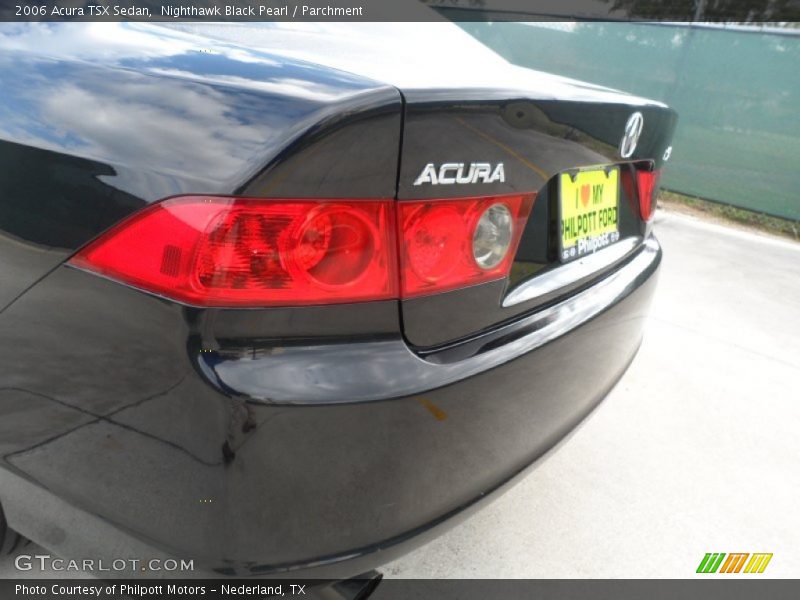 Nighthawk Black Pearl / Parchment 2006 Acura TSX Sedan