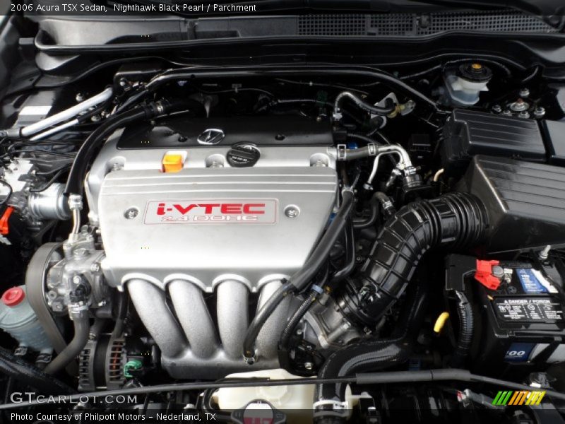 Nighthawk Black Pearl / Parchment 2006 Acura TSX Sedan