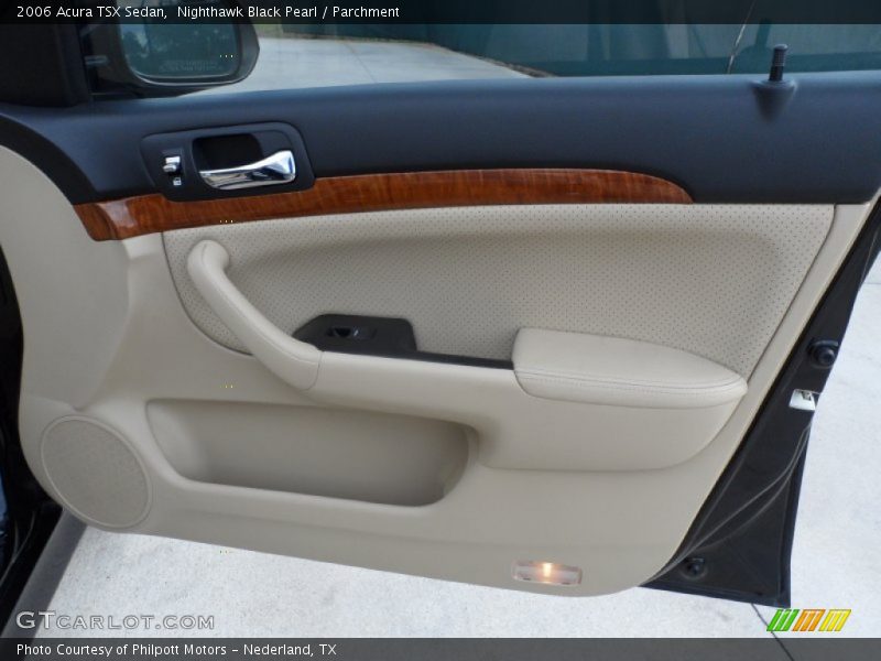 Nighthawk Black Pearl / Parchment 2006 Acura TSX Sedan