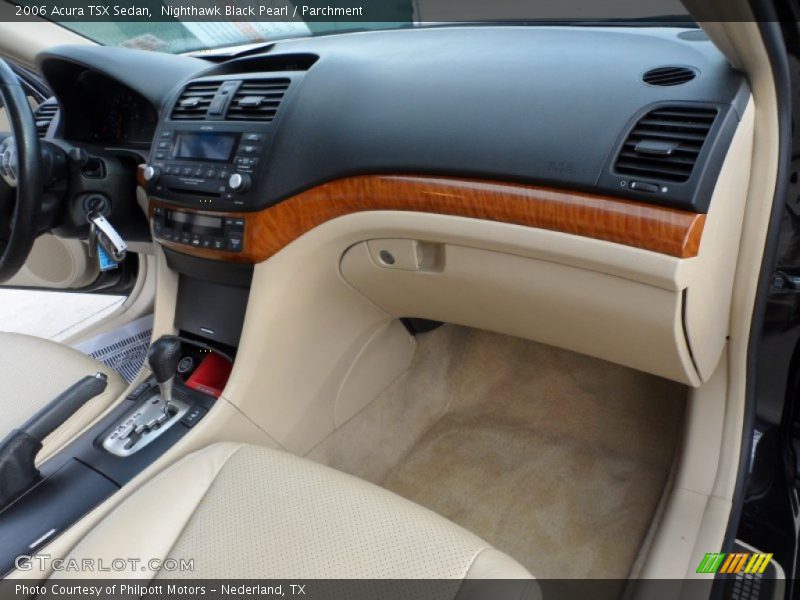 Nighthawk Black Pearl / Parchment 2006 Acura TSX Sedan
