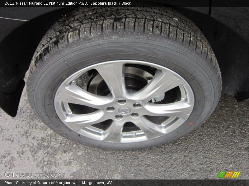  2012 Murano LE Platinum Edition AWD Wheel