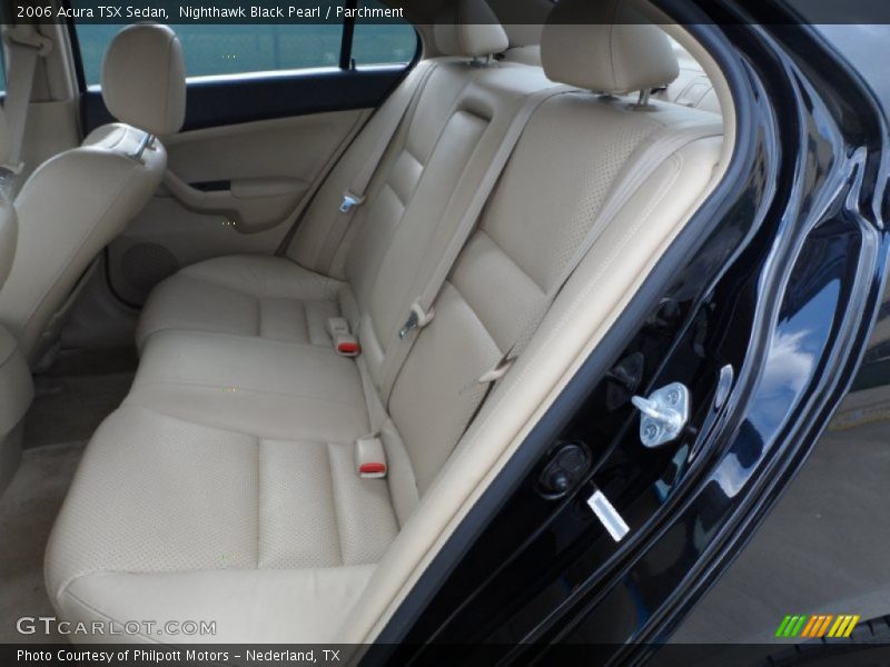 Nighthawk Black Pearl / Parchment 2006 Acura TSX Sedan