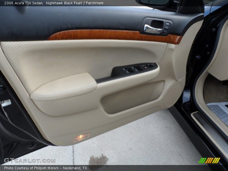 Nighthawk Black Pearl / Parchment 2006 Acura TSX Sedan