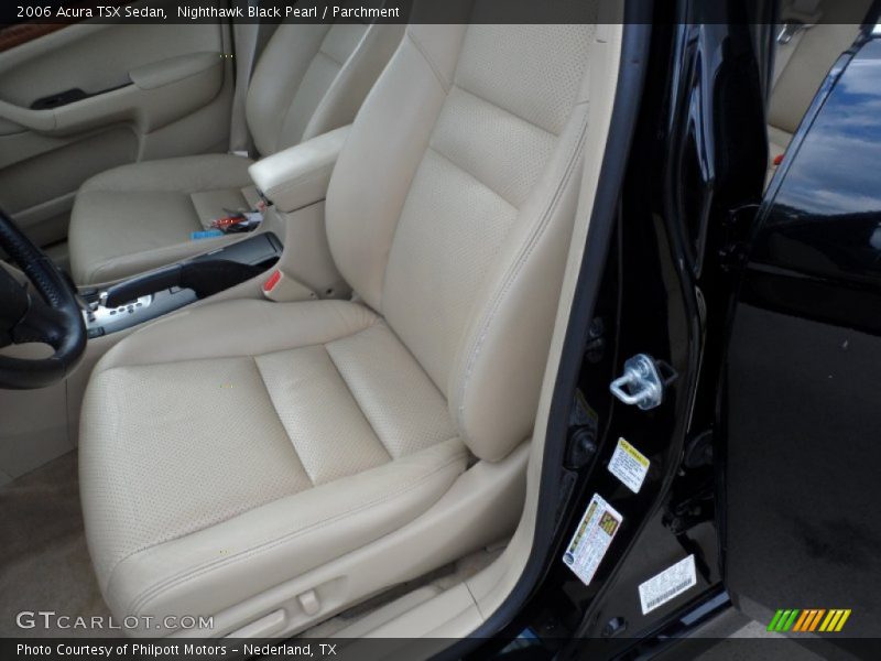 Nighthawk Black Pearl / Parchment 2006 Acura TSX Sedan