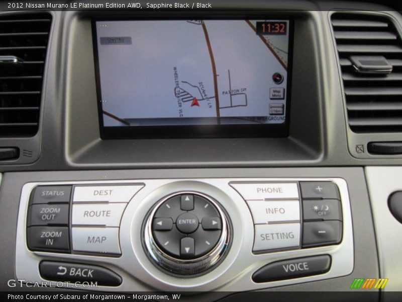 Navigation of 2012 Murano LE Platinum Edition AWD