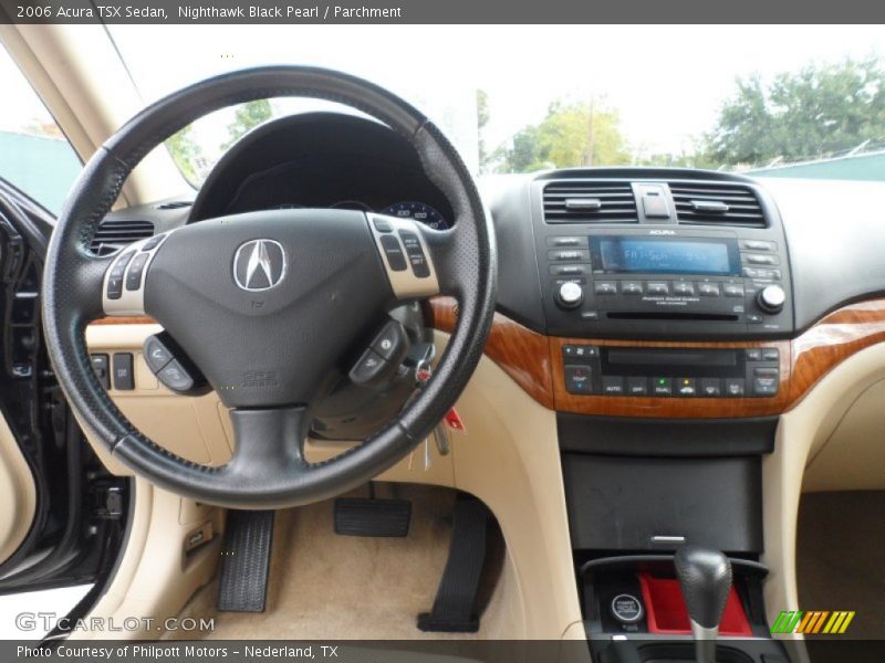 Nighthawk Black Pearl / Parchment 2006 Acura TSX Sedan