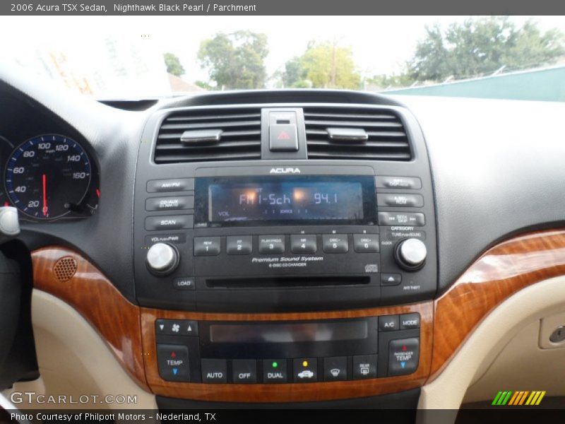 Nighthawk Black Pearl / Parchment 2006 Acura TSX Sedan