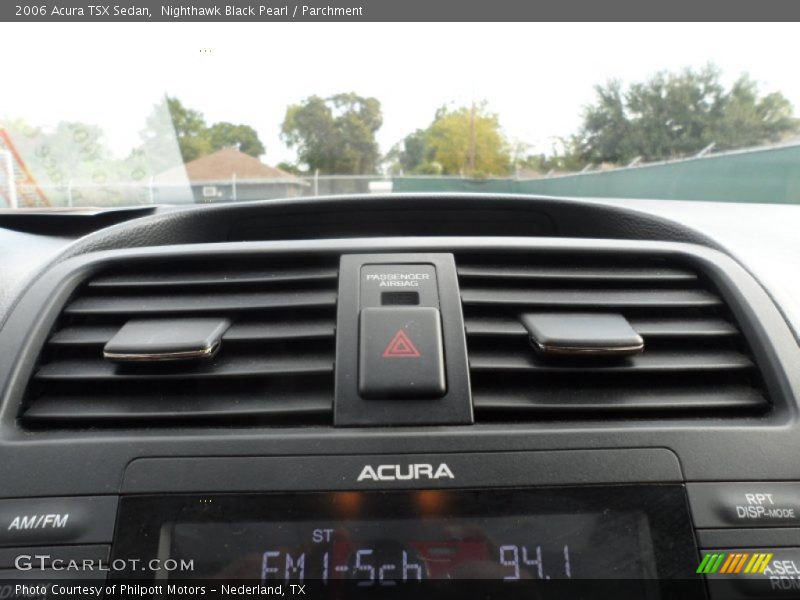 Nighthawk Black Pearl / Parchment 2006 Acura TSX Sedan