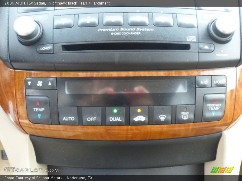 Nighthawk Black Pearl / Parchment 2006 Acura TSX Sedan