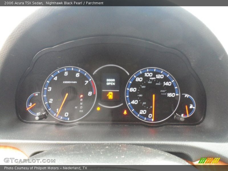 Nighthawk Black Pearl / Parchment 2006 Acura TSX Sedan