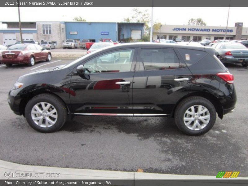 Super Black / Black 2012 Nissan Murano S AWD