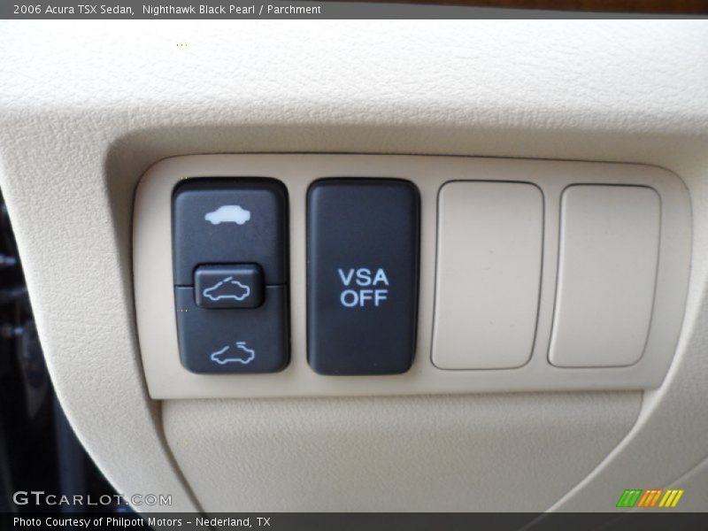 Nighthawk Black Pearl / Parchment 2006 Acura TSX Sedan