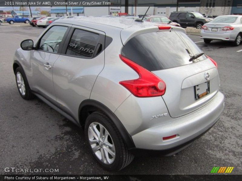 Chrome Silver / Gray/Silver Trim 2011 Nissan Juke SV AWD