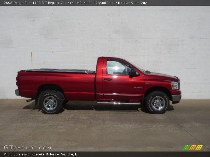 Inferno Red Crystal Pearl / Medium Slate Gray 2008 Dodge Ram 1500 SLT Regular Cab 4x4