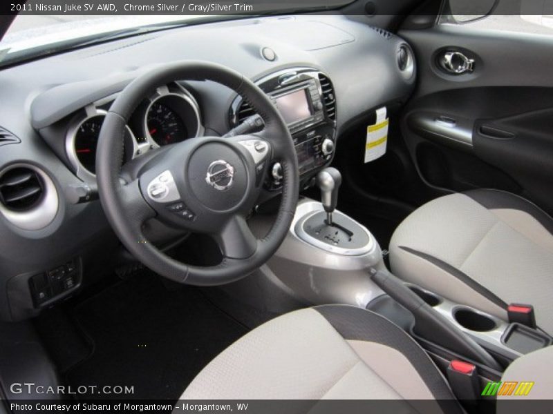 Chrome Silver / Gray/Silver Trim 2011 Nissan Juke SV AWD