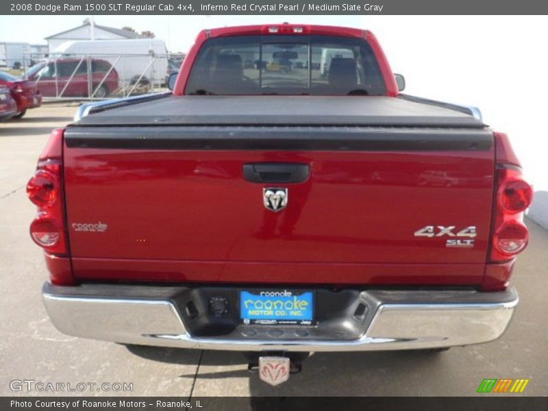 Inferno Red Crystal Pearl / Medium Slate Gray 2008 Dodge Ram 1500 SLT Regular Cab 4x4