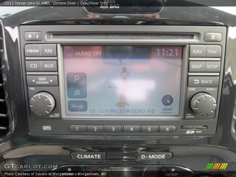 Chrome Silver / Gray/Silver Trim 2011 Nissan Juke SV AWD