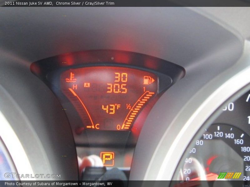 Chrome Silver / Gray/Silver Trim 2011 Nissan Juke SV AWD