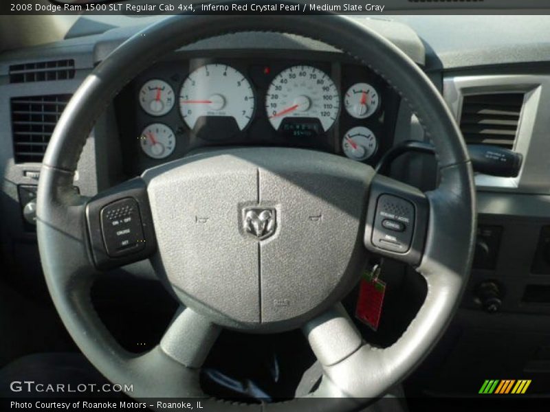 Inferno Red Crystal Pearl / Medium Slate Gray 2008 Dodge Ram 1500 SLT Regular Cab 4x4