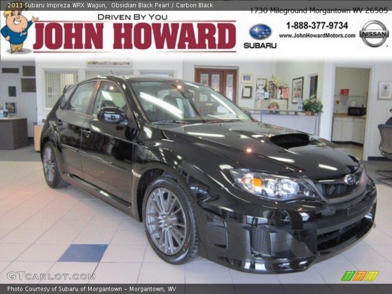 Obsidian Black Pearl / Carbon Black 2011 Subaru Impreza WRX Wagon