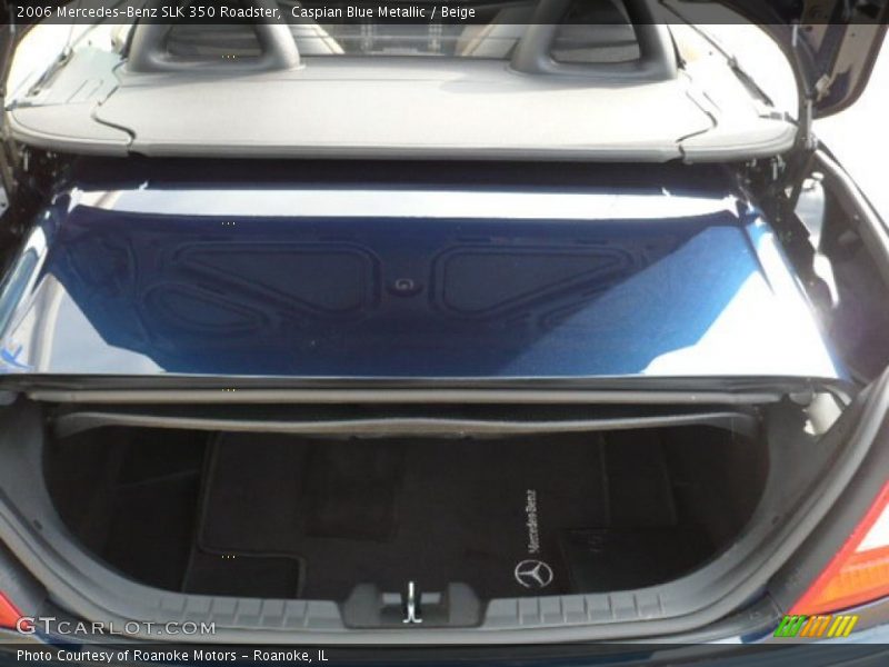 Caspian Blue Metallic / Beige 2006 Mercedes-Benz SLK 350 Roadster