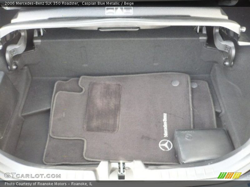  2006 SLK 350 Roadster Trunk