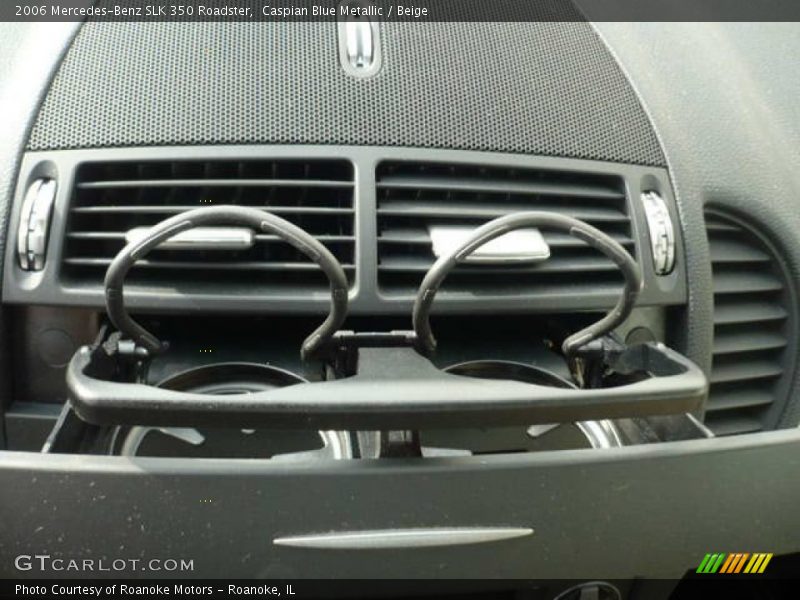 Caspian Blue Metallic / Beige 2006 Mercedes-Benz SLK 350 Roadster
