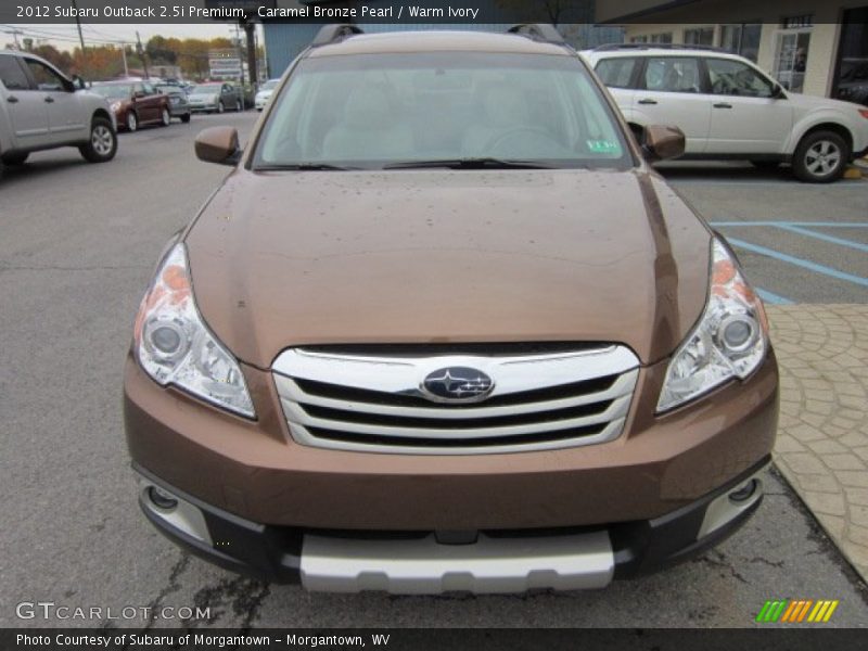 Caramel Bronze Pearl / Warm Ivory 2012 Subaru Outback 2.5i Premium