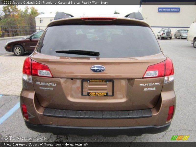 Caramel Bronze Pearl / Warm Ivory 2012 Subaru Outback 2.5i Premium
