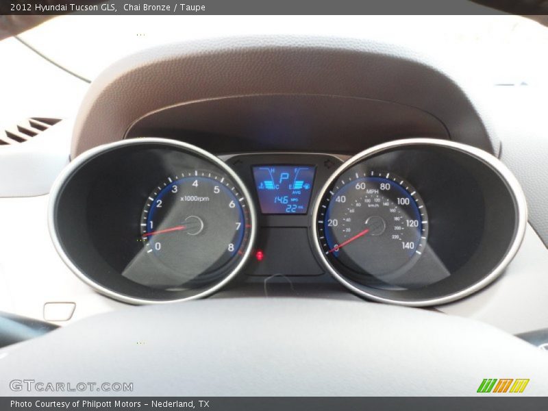 Chai Bronze / Taupe 2012 Hyundai Tucson GLS