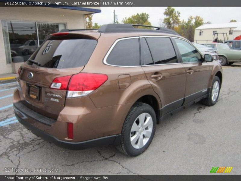 Caramel Bronze Pearl / Warm Ivory 2012 Subaru Outback 2.5i Premium