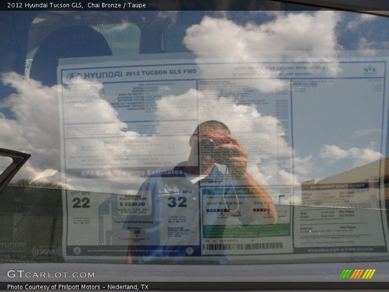 Chai Bronze / Taupe 2012 Hyundai Tucson GLS