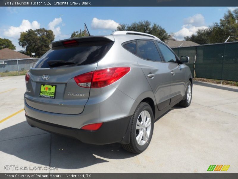 Graphite Gray / Black 2012 Hyundai Tucson GLS