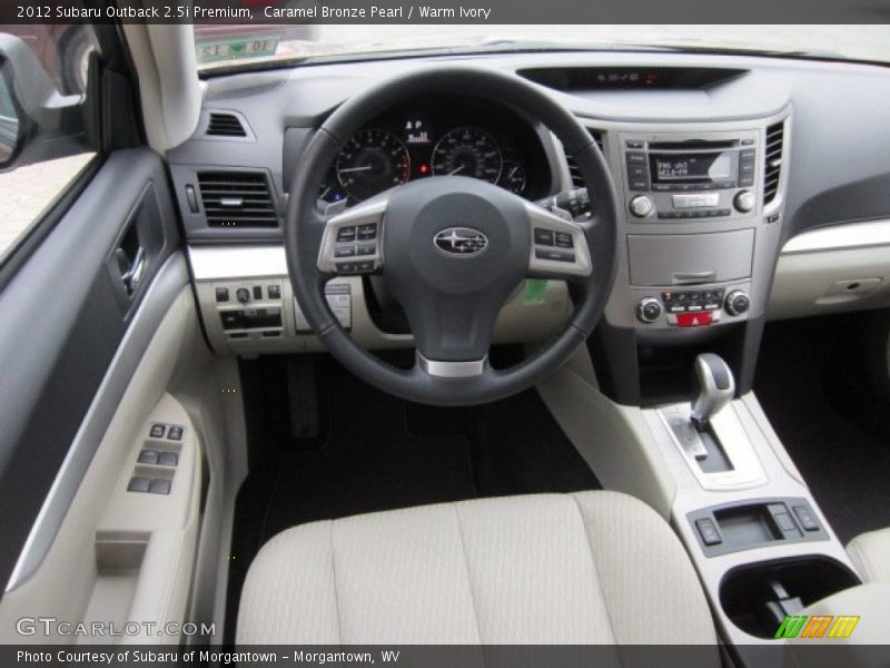 Caramel Bronze Pearl / Warm Ivory 2012 Subaru Outback 2.5i Premium