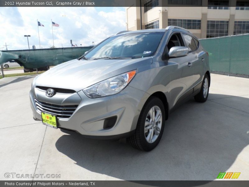 Graphite Gray / Black 2012 Hyundai Tucson GLS