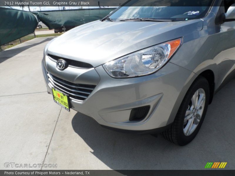 Graphite Gray / Black 2012 Hyundai Tucson GLS