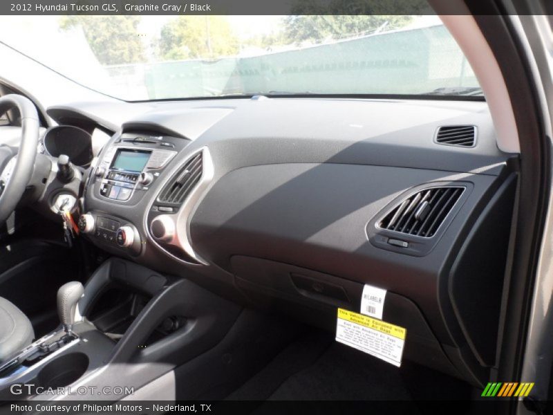 Graphite Gray / Black 2012 Hyundai Tucson GLS