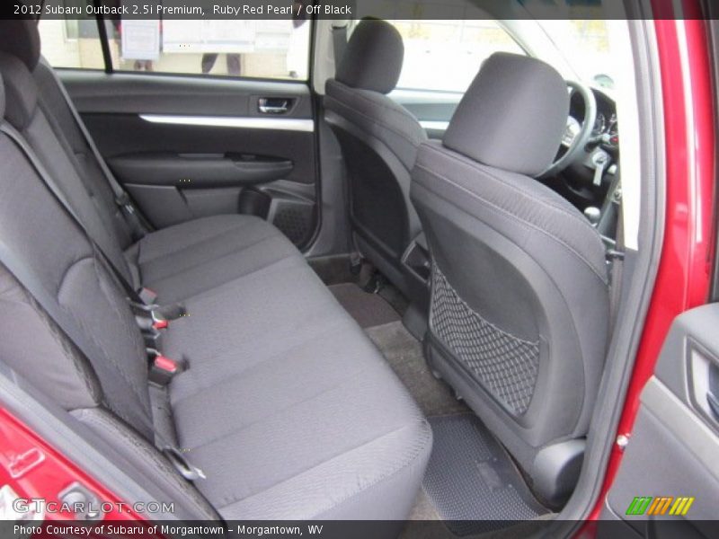 Ruby Red Pearl / Off Black 2012 Subaru Outback 2.5i Premium